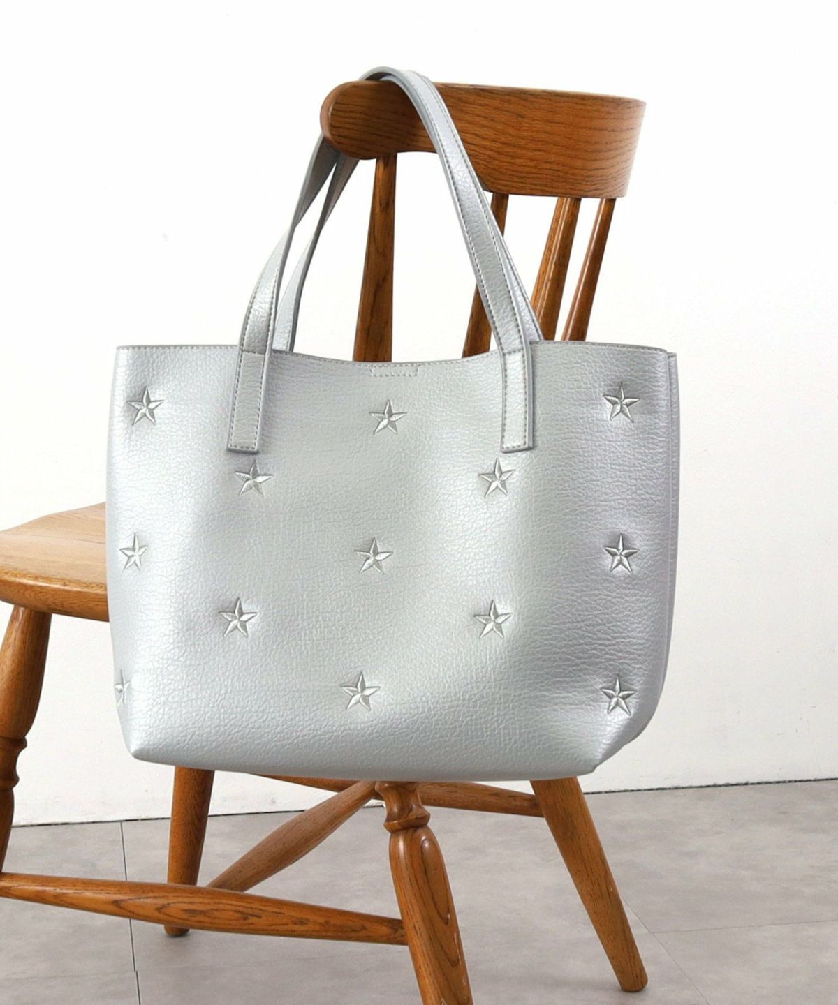 【COO SPECIAL WEEK】星紋刺繡仿皮手提袋 / A4 兼容